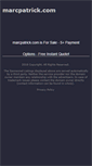 Mobile Screenshot of marcpatrick.com